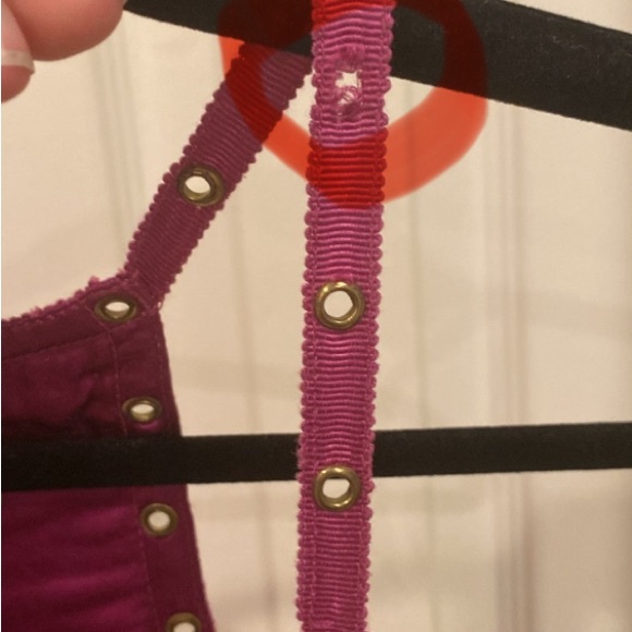 Sequin-Embellished Magenta Sleeveless Blouse- Tunic Length - Picture 8 of 9